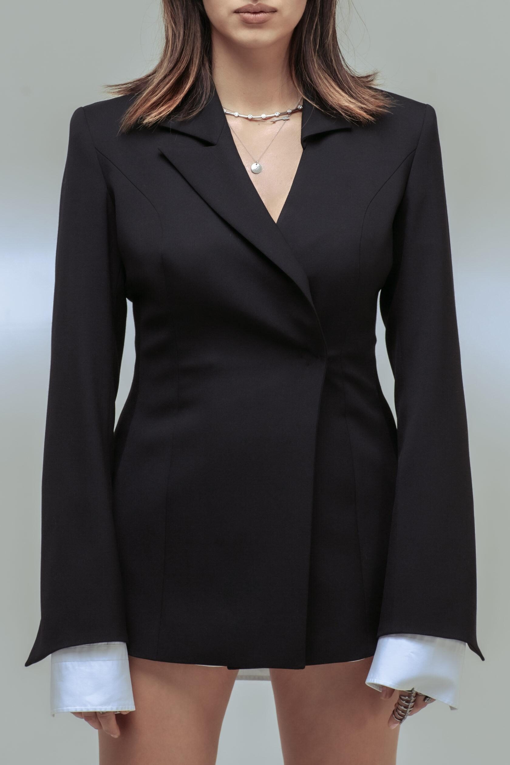Fitter double-breasted blazer