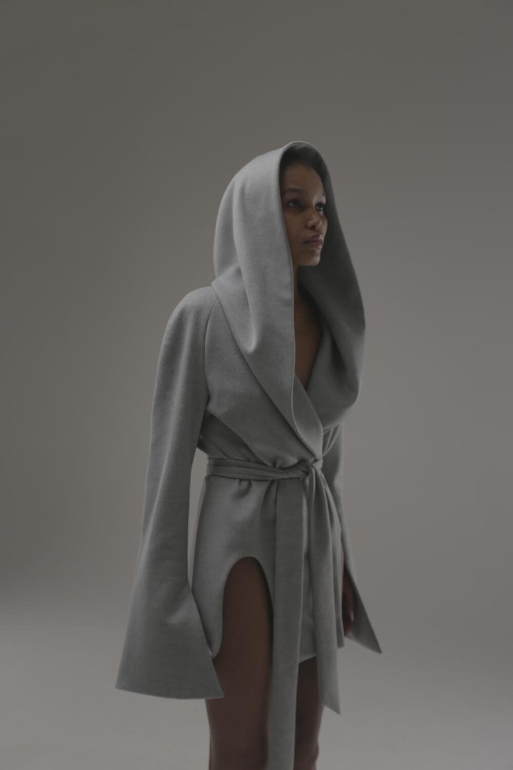 Short coat — gray
